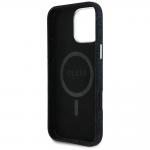 Carcasa Guess Denim Triangle Logo MagSafe, compatibile cu iPhone 16 Pro, Negru 8 - lerato.ro