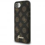 Carcasa Guess Logo Peony Script, cu MagSafe, compatibila cu iPhone 16e, Negru 3 - lerato.ro