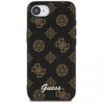Carcasa Guess Logo Peony Script, cu MagSafe, compatibila cu iPhone 16e, Negru 2 - lerato.ro