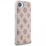 Carcasa Guess Logo Peony Script, cu MagSafe, compatibila cu iPhone 16e, Maro 5 - lerato.ro