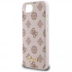 Carcasa Guess Logo Peony Script, cu MagSafe, compatibila cu iPhone 16e, Maro 7 - lerato.ro