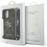 Carcasa Guess 4G Big Logo Cord Stap Crossbody, compatibila cu iPhone 16 Plus, Maro 8 - lerato.ro