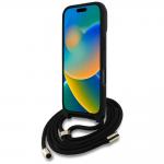 Carcasa Guess 4G Big Logo Cord Stap Crossbody, compatibila cu iPhone 16 Pro, Maro 5 - lerato.ro