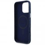 Carcasa Guess Denim Triangle Logo MagSafe, compatibile cu iPhone 16 Pro, Albastru 8 - lerato.ro