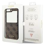 Husa Guess compatibila cu Samsung Galaxy Z Flip 5, 4G Charms Collection, Maro 9 - lerato.ro