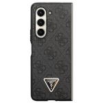 Carcasa piele Guess 4G Diamond Triangle compatibila cu Samsung Galaxy Z Fold 5, Negru 2 - lerato.ro