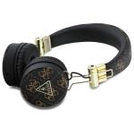 Casti audio bluetooth Guess GUBH70E4PTMK, 4G Triangle Round Shape, ENC, Bluetooth 5.3, 300 mAh, IPX4, Negru 3 - lerato.ro