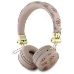 Casti audio bluetooth Guess GUBH70EPOSMW, Peony Script Round Shape, ENC, Bluetooth 5.3, 300 mAh, IPX4, Roz 2 - lerato.ro