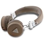 Casti audio bluetooth Guess GUBH70PGTSPSW, Grained Classic Round Shape, ENC, Bluetooth 5.3, 300 mAh, IPX4, Maro 3 - lerato.ro