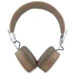 Casti audio bluetooth Guess GUBH70PGTSPSW, Grained Classic Round Shape, ENC, Bluetooth 5.3, 300 mAh, IPX4, Maro 4 - lerato.ro