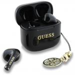Casti wireless TWS Guess Glossy Effect Printed Classic Logo Charm, Bluetooth 5.4, 250 mAh, IPX5, Negru 3 - lerato.ro