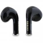 Casti wireless TWS Guess Glossy Effect Printed Classic Logo Charm, Bluetooth 5.4, 250 mAh, IPX5, Negru 6 - lerato.ro