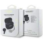 Casti wireless TWS Guess Glossy Effect Printed Classic Logo Charm, Bluetooth 5.4, 250 mAh, IPX5, Negru 7 - lerato.ro