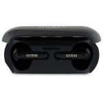 Casti wireless TWS Guess Elongated Metalic Printed Logo, Bluetooth 5.3, 350 mAh, IPX6, Negru 4 - lerato.ro