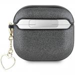 Carcasa Guess Metallic Script Charm compatibila cu Apple AirPods 4 Negru 3 - lerato.ro