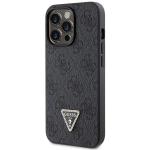 Carcasa cu snur Guess GUHCP13LP4TDSCPK Crossbody 4G Metal Logo compatibila cu iPhone 13 / 13 Pro, Negru 3 - lerato.ro