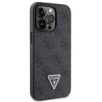 Carcasa cu snur Guess GUHCP13LP4TDSCPK Crossbody 4G Metal Logo compatibila cu iPhone 13 / 13 Pro, Negru 5 - lerato.ro