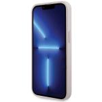 Carcasa cu snur Guess GUHCP13LP4TDSCPP Crossbody 4G Metal Logo compatibila cu iPhone 13 / 13 Pro, Roz 6 - lerato.ro