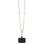 Carcasa cu snur Guess GUHCP13LP4TDSCPP Crossbody 4G Metal Logo compatibila cu iPhone 13 / 13 Pro, Roz 7 - lerato.ro
