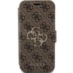 Husa Guess 4G Big Metal Logo compatibila cu iPhone 15 Pro, Maro 3 - lerato.ro