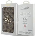 Husa Guess 4G Big Metal Logo compatibila cu iPhone 15 Pro, Maro 8 - lerato.ro