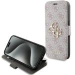 Husa Guess 4G Big Metal Logo compatibila cu iPhone 15 Pro Max, Roz 3 - lerato.ro