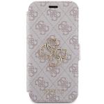 Husa Guess 4G Big Metal Logo compatibila cu iPhone 15 Pro Max, Roz 4 - lerato.ro