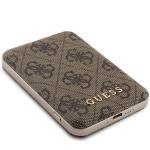 Baterie externa Guess 4G Metal Logo, 5000mAh, 15W, USB, USB-C, MagSafe, Maro 4 - lerato.ro