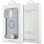 Carcasa Guess Leopard Triangle Cord Strap cu MagSafe compatibila cu iPhone 16 Pro, Negru 8 - lerato.ro