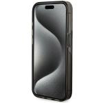 Carcasa Guess Liquid Glitter Gold Stripes compatibila cu iPhone 15 Pro, Negru 6 - lerato.ro