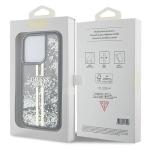 Carcasa Guess Liquid Glitter Gold Stripes compatibila cu iPhone 15 Pro, Negru 9 - lerato.ro