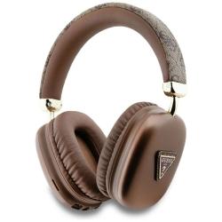 Casti wireless Guess Triangle Logo, Bluetooth 5.3, Autonomie 32h, USB-C, Maro