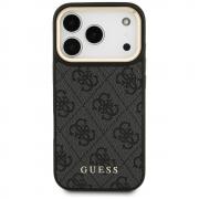 Carcasa Guess 4G Wallet Case cu MagSafe compatibila cu iPhone 17 Pro, Negru