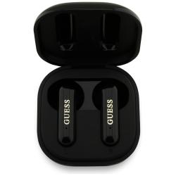 Casti wireless TWS Guess 4G Metal Logo, Bluetooth 5.4, Autonomie 16h, 200mAh, Negru