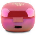 Casti wireless Guess 4G Printed Logo, Bluetooth 5.3, 250mAh, Autonomie 6h, USB-C, Fucsia 5 - lerato.ro