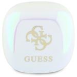 Casti wireless Guess 4G Printed Logo, Bluetooth 5.3, 250mAh, Autonomie 6h, USB-C, Alb 4 - lerato.ro