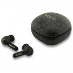 Casti wireless Guess 4G Classic Metal Logo TWS, Bluetooth 5.4, 250 mAh, USB-C, Negru 2 - lerato.ro