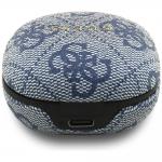 Casti wireless Guess 4G Classic Metal Logo TWS, Bluetooth 5.4, 250 mAh, USB-C, Albastru 5 - lerato.ro