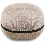 Casti wireless Guess 4G Classic Metal Logo TWS, Bluetooth 5.4, 250 mAh, USB-C, Roz 3 - lerato.ro