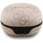 Casti wireless Guess 4G Classic Metal Logo TWS, Bluetooth 5.4, 250 mAh, USB-C, Roz 5 - lerato.ro