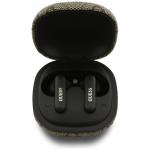 Casti wireless Guess 4G Classic Metal Logo TWS, Bluetooth 5.4, 250 mAh, USB-C, Maro 4 - lerato.ro