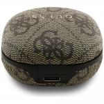 Casti wireless Guess 4G Classic Metal Logo TWS, Bluetooth 5.4, 250 mAh, USB-C, Maro 5 - lerato.ro