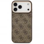 Carcasa Guess 4G PU Classic Logo cu MagSafe compatibila cu iPhone 17 Pro Max, Maro 2 - lerato.ro