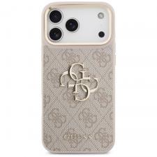 Carcasa Guess 4G Big 4G Classic Logo Big Strap compatibila cu iPhone 17 Pro Max, Roz