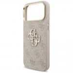 Carcasa Guess 4G Big 4G Classic Logo Big Strap compatibila cu iPhone 17 Pro Max, Roz 7 - lerato.ro