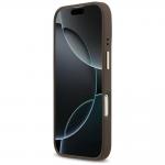 Carcasa Guess 4G Logo Plate cu MagSafe compatibila cu iPhone 17, Maro 6 - lerato.ro