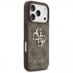 Carcasa Guess 4G Big 4G Classic Logo Big Strap compatibila cu iPhone 17 Pro, Maro 5 - lerato.ro