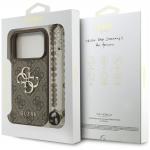 Carcasa Guess 4G Big 4G Classic Logo Big Strap compatibila cu iPhone 17 Pro, Maro 9 - lerato.ro