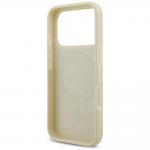 Carcasa Guess Croco Triangle Logo cu MagSafe compatibila cu iPhone 17 Pro, Gold 8 - lerato.ro