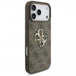 Carcasa Guess 4G Big 4G Classic Logo Big Strap compatibila cu iPhone 17 Pro Max, Maro 5 - lerato.ro